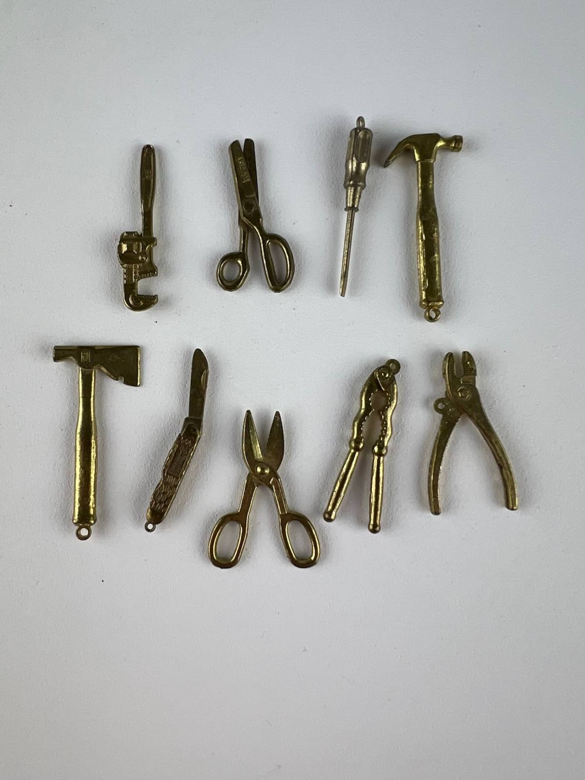 Small Tools Instruments Niknax · Group of 9 Miniature Tools Intercast