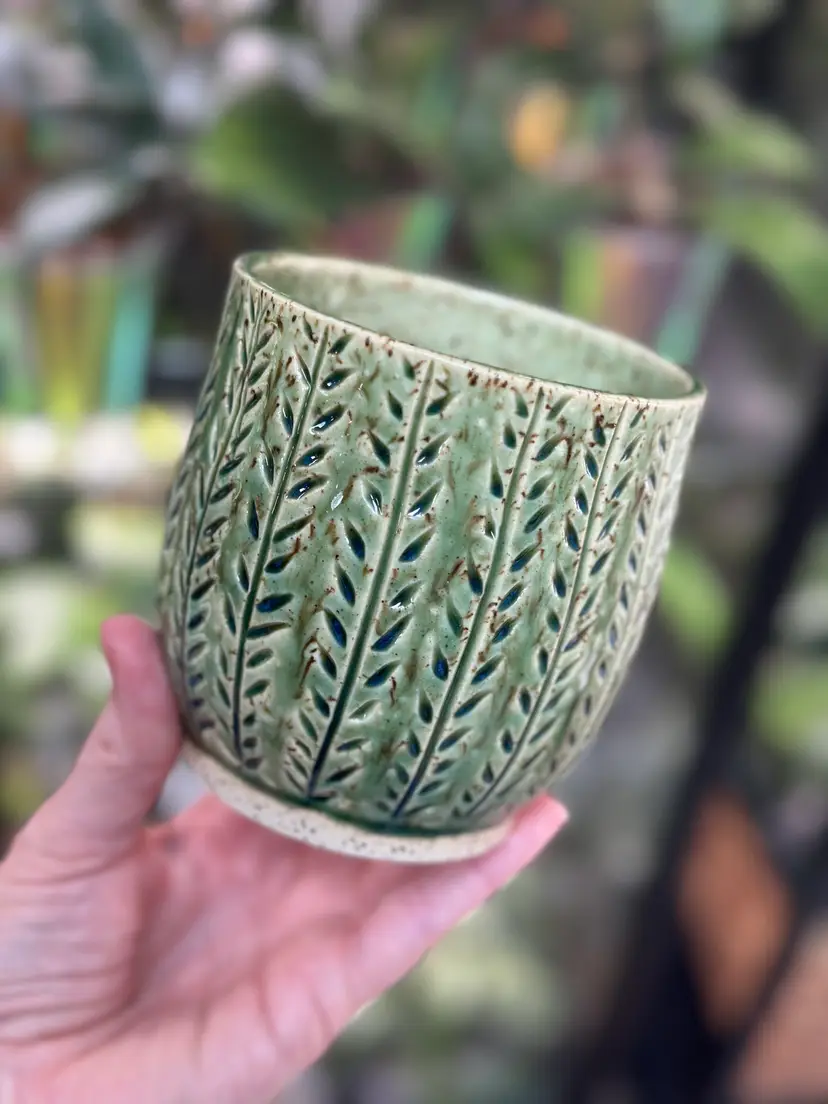 #16 Handmade pot, no drainage 3.5 inch