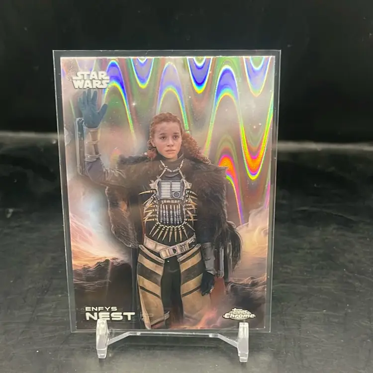 2025 Topps Chrome Star Wars Enfys Nest Ray Wave Refractor