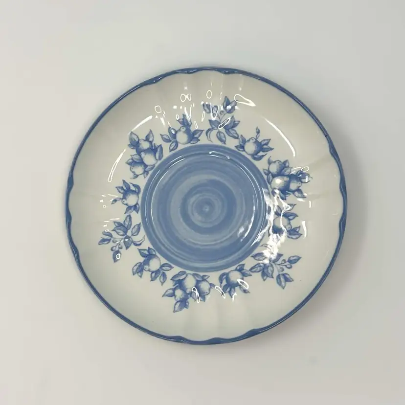 Vintage Richard Ginori Porcelain, Blue Pears, 6" (0042-24)