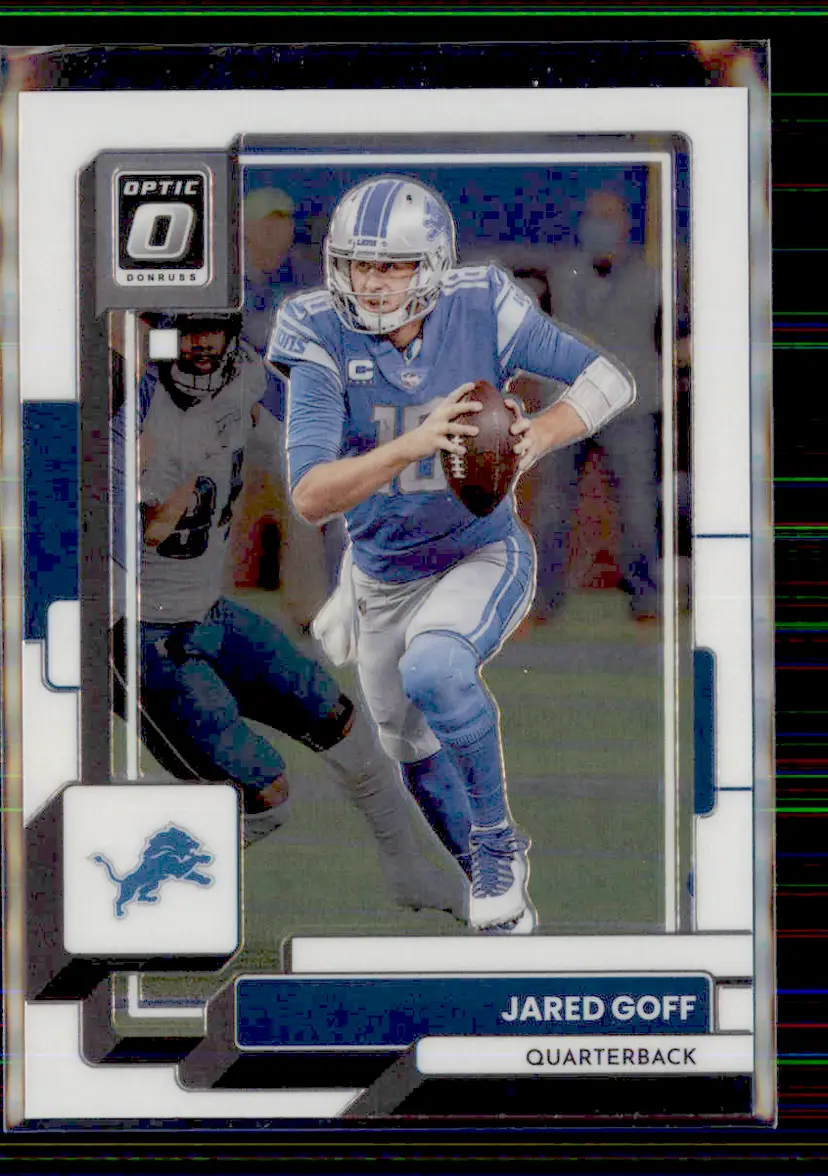 Jared Goff 2022 Donruss Optic #64 - Detroit Lions - (130-108)