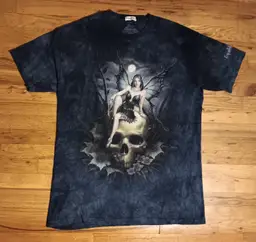 Skull Fairie Pixie Tie Dye t-shirt The Mountain Excalibur Edition fantasy