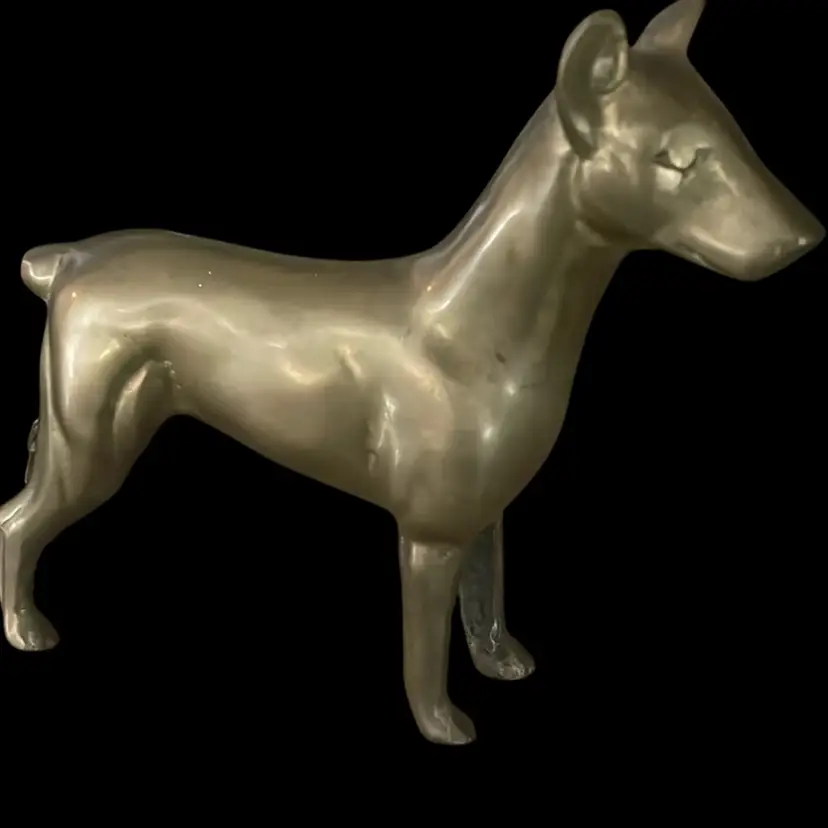 Solid Brass Doberman