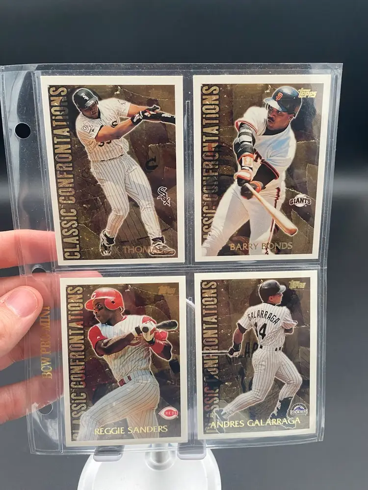 Topps 1996 Classic Confrontations Complete 15 Card Insert Set