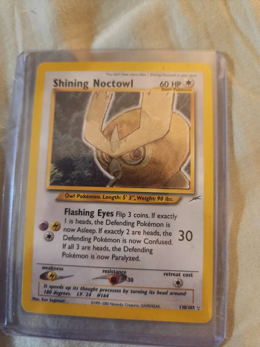 Shining Noctowl Pokémon Card