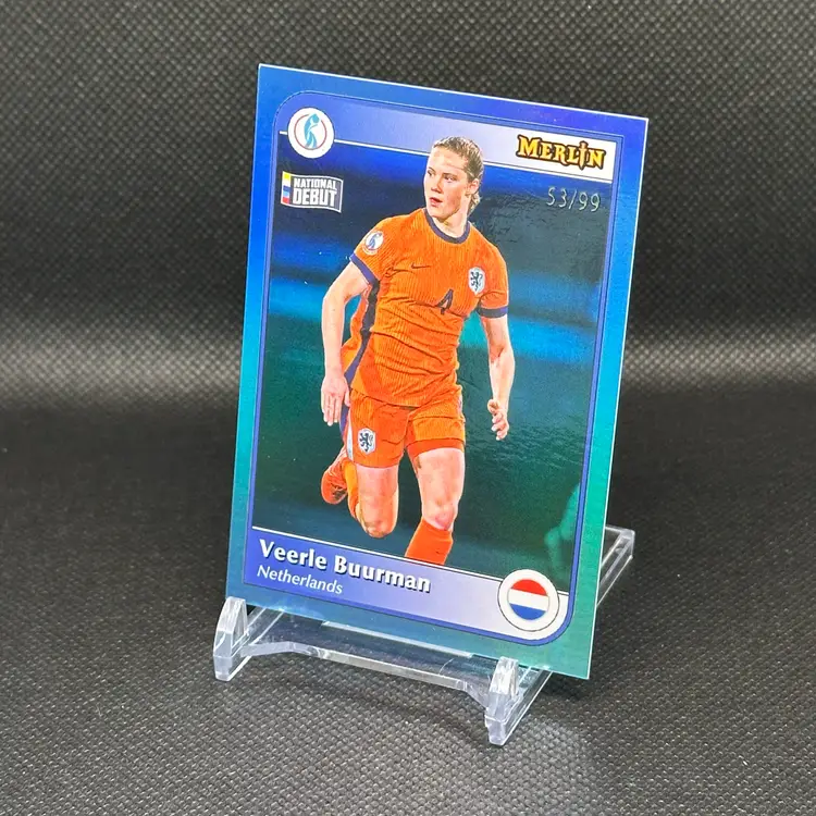 Veerle Buurman Eurostars /99 2025 Topps Merlin Euros - Netherlands Debut