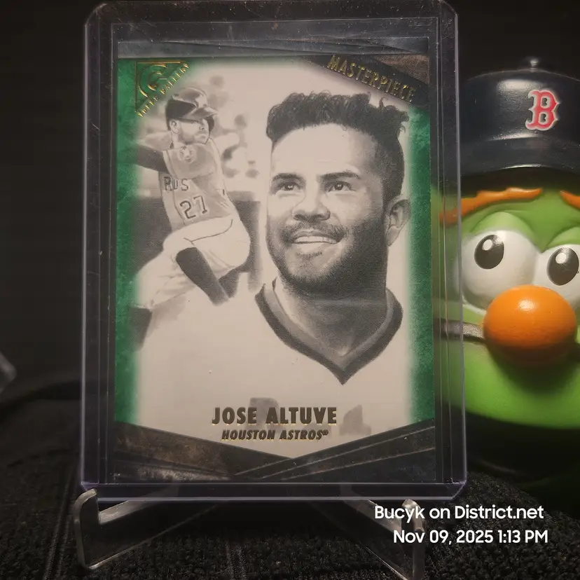 2018 Topps Gallery Masterpiece  Green - Jose Altuve Houston Astros 242/250