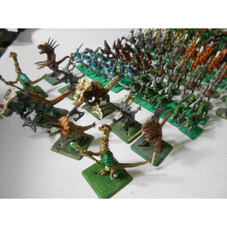 Black Orc games Hundred Kingdoms Outkast x104 painted dinosaurs