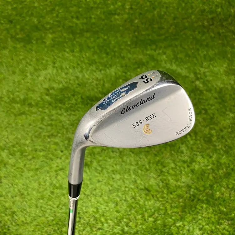 Cleveland 588 RTX Rotex Face Wedge ⛳️ DG 56*-14 Wedge Flex Steel Golf LH 35.5"