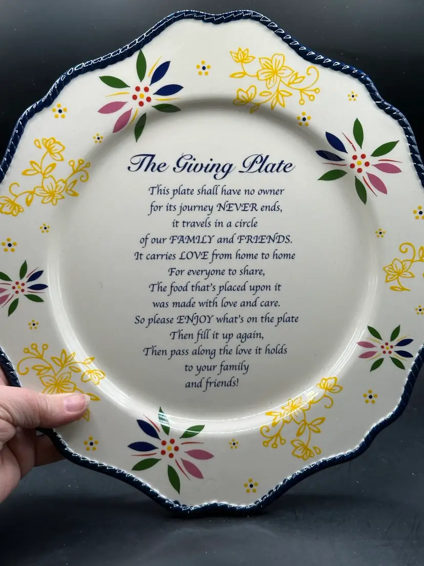 Temp-tations Classic 12" Giving Plate