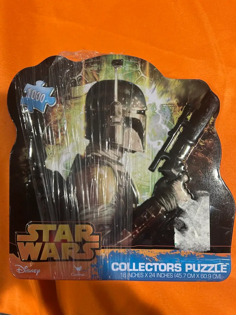 Disney Star Wars Collectors Puzzle Boba Fett 1000 Pcs (18" x 24") Open Box