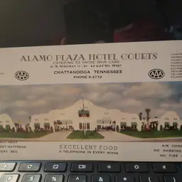 Vintage Alamo Plaza Hotel Post Card