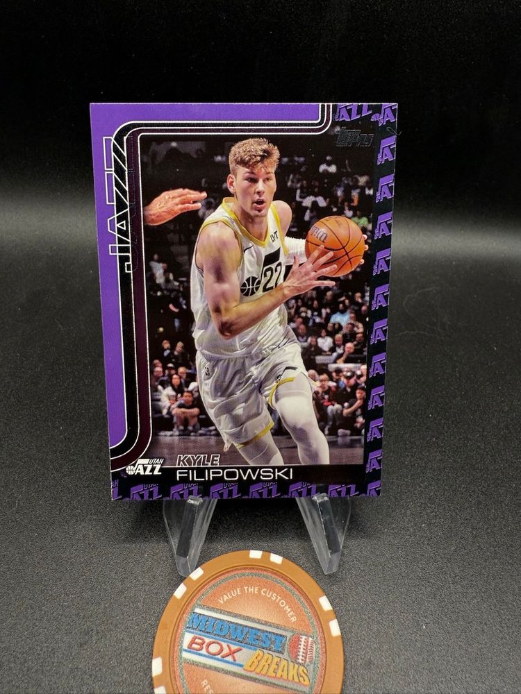 Kyle Filipowski Utah Jazz Team Border 25-26 Topps NBA