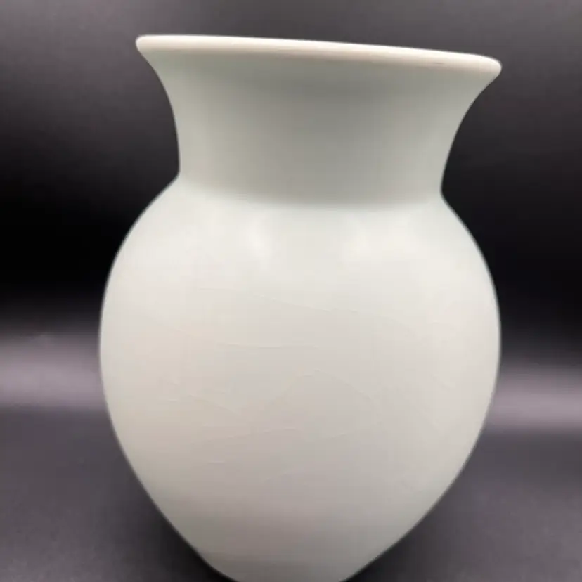 #11 Portuguese Robins Egg Blue Pottery Vase 7”