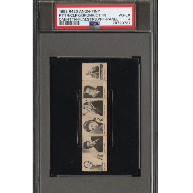 1952 R423 Anon-Tiny Panel (6) — PSA 4 (Only Panel In PSA Pop) Ava Gardner