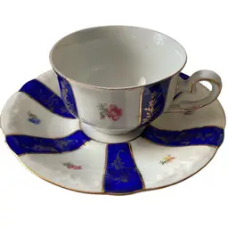 Vintage Teacup And Saucer Made In Germany