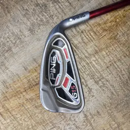 Ping G15 5 Iron White Dot, TFC149 Reg Flex Shaft, New GP Midsize grip