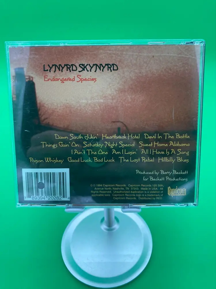 Lynyrd Skynyrd Endangered Species CD - 1994 Capricorn