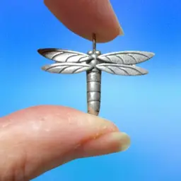 Sterling Silver Dragonfly Pendant