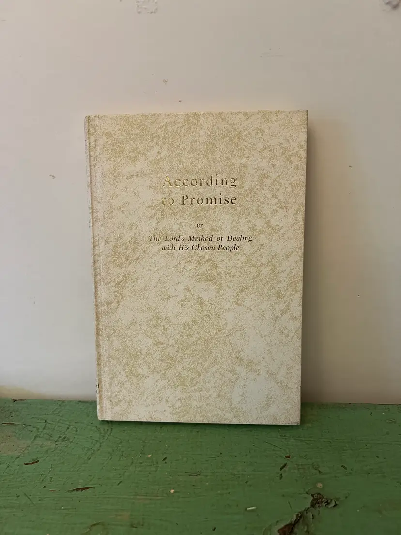 According To Promise HB Charles Spurgeon No Date Religion Spirituality Vintage