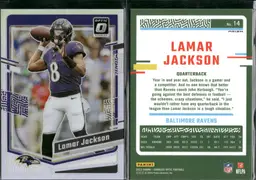 Lamar Jackson  Lot of 20  Football Cards Baltimore Ravens NFL-CC36