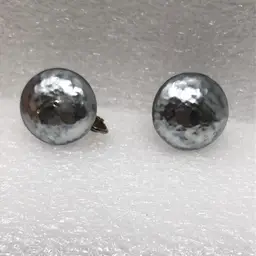 Vintage Miriam Haskell Baroque Pearl Clip Screw Back Earrings Vintage Signed