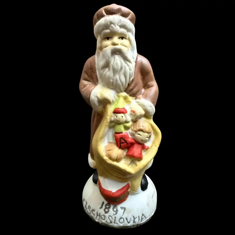 Vintage Czechoslovakia 1897 Santas From Around the World Santa Figurine - Nations Collection