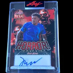 Jadon Sancho 2025 Leaf Metal Horror Auto 1/1