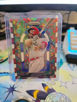 2022 Prizm Mike Trout Stained Glass SP Los Angeles Angels