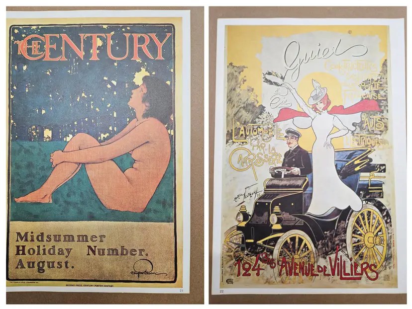 Frameable poster cutouts. 11"x16.5".