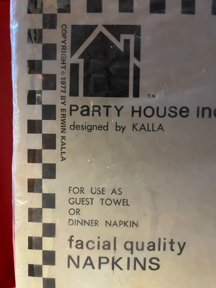 1977 MCM Napkins NOS