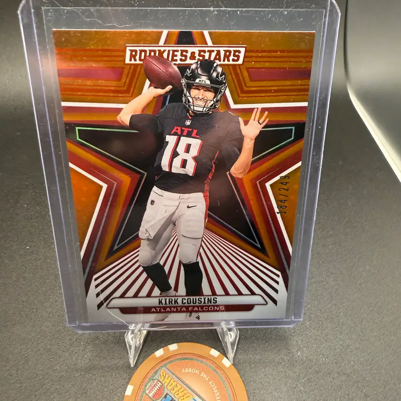 Kirk Cousins Orange #184/249 2024 Rookies And Stars Las Vegas Raiders