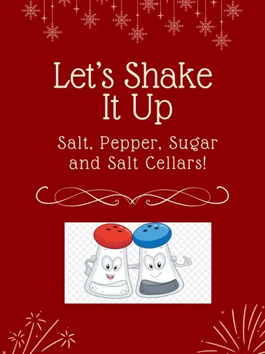 Vintage Salt And Pepper Sets Plus Mini Salt Cellars