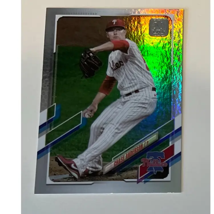 Chase Anderson Rainbow Foil Philadelphia Phillies