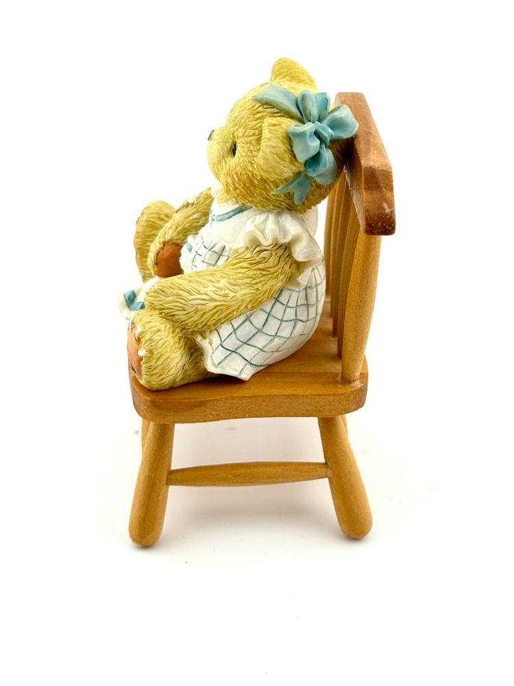 Vintage Cherished Teddies Dina 1996 3.5” Tall x 2.25” Wide