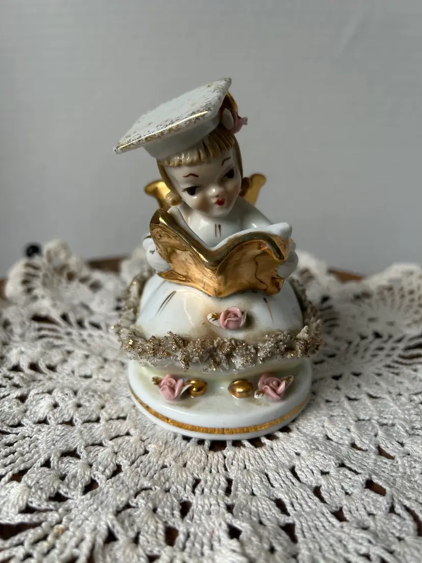 Vintage Lefton’s Original Betty Co-Ed 808B Angel 70 Years Old Made In Japan 