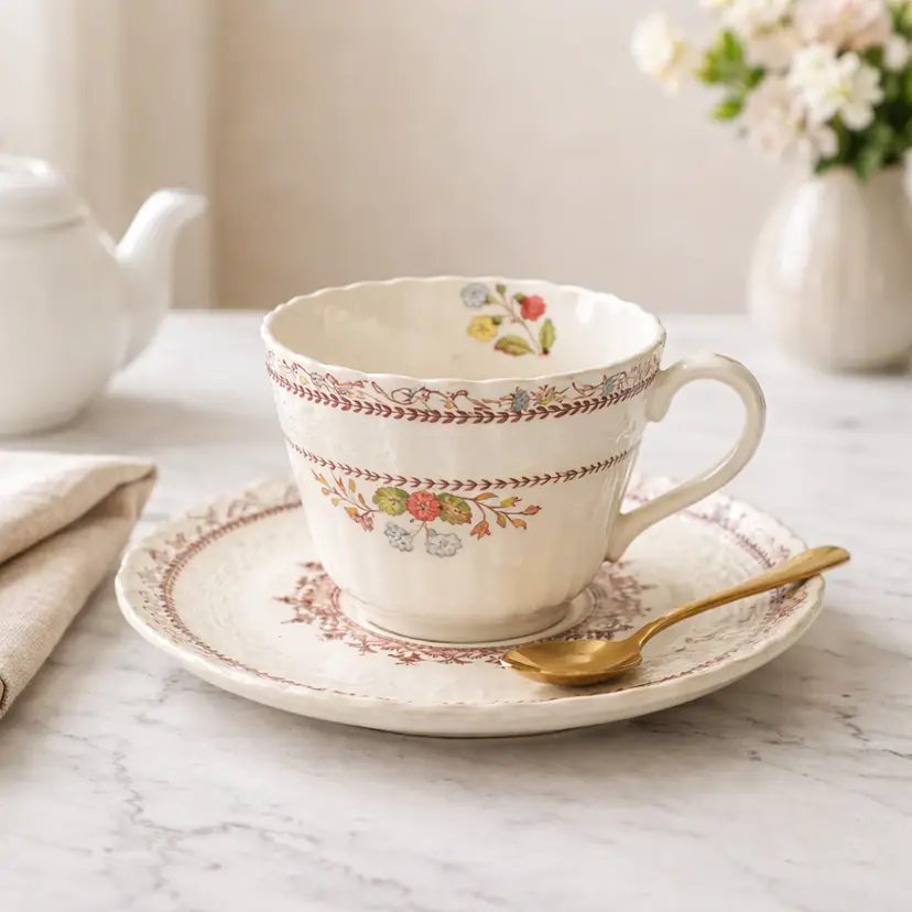 Vintage Copeland Spode Cowslip Demitasse Cup & Saucer