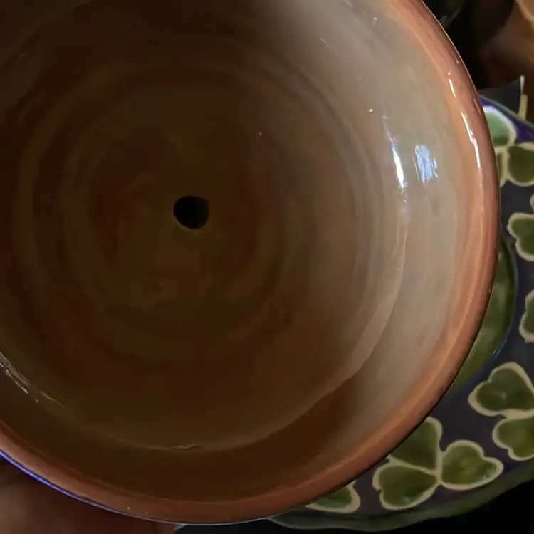 Rare Pottery Covered Pottery Dish