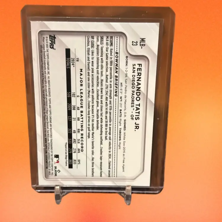 Fernando Tatis Jr 2025 Topps Chrome National Convention