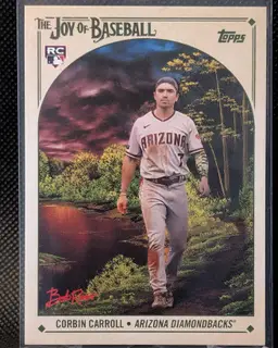 2023 Topps x Bob Ross - Corbin Carroll Image Variation