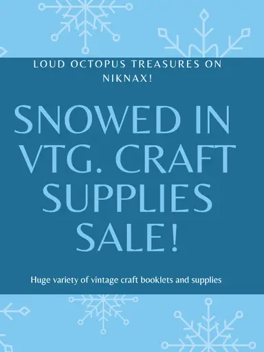 Vintage Craft booklets, supplies, & MORE!