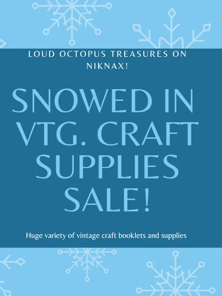 Vintage Craft booklets, supplies, & MORE!
