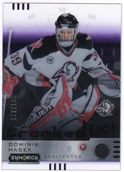 2023-24 Synergy Cranked Up Purple #CRDH Dominik Hasek Buffalo Sabres Hockey Card