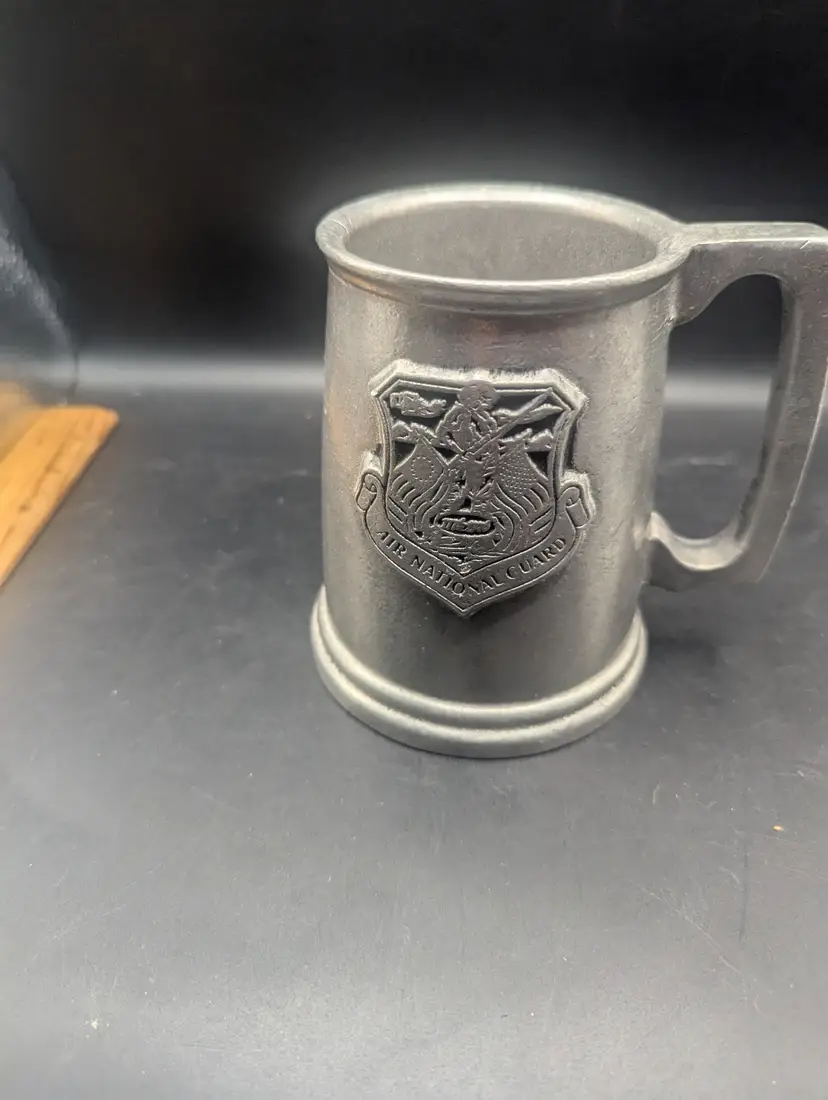Vintage Pewter Tankard Air National Guard 193rd T.E.W.
