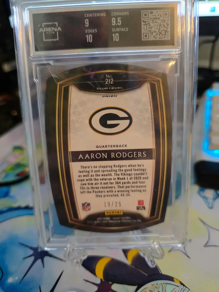 2020 Select Aaron Rodgers Tie-Dye /25