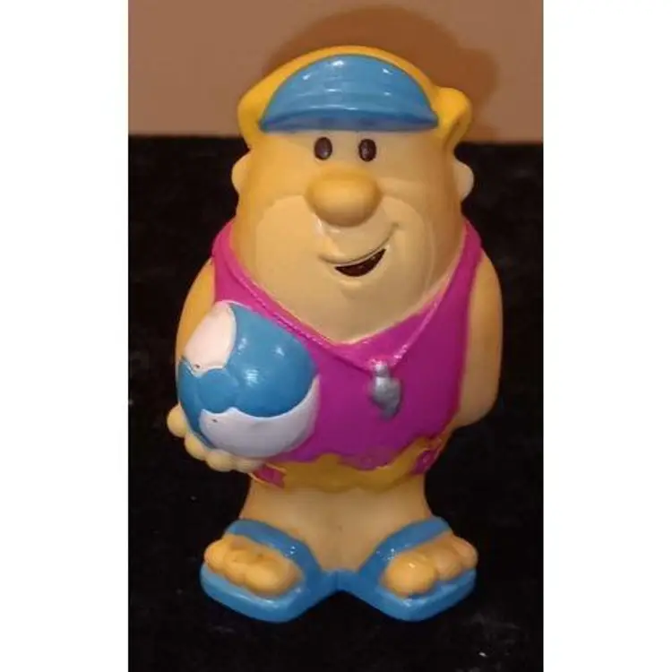 Vintage Lifeguard Beach Barney Rubble 1990 Hanna Barbera Flintstones Toy