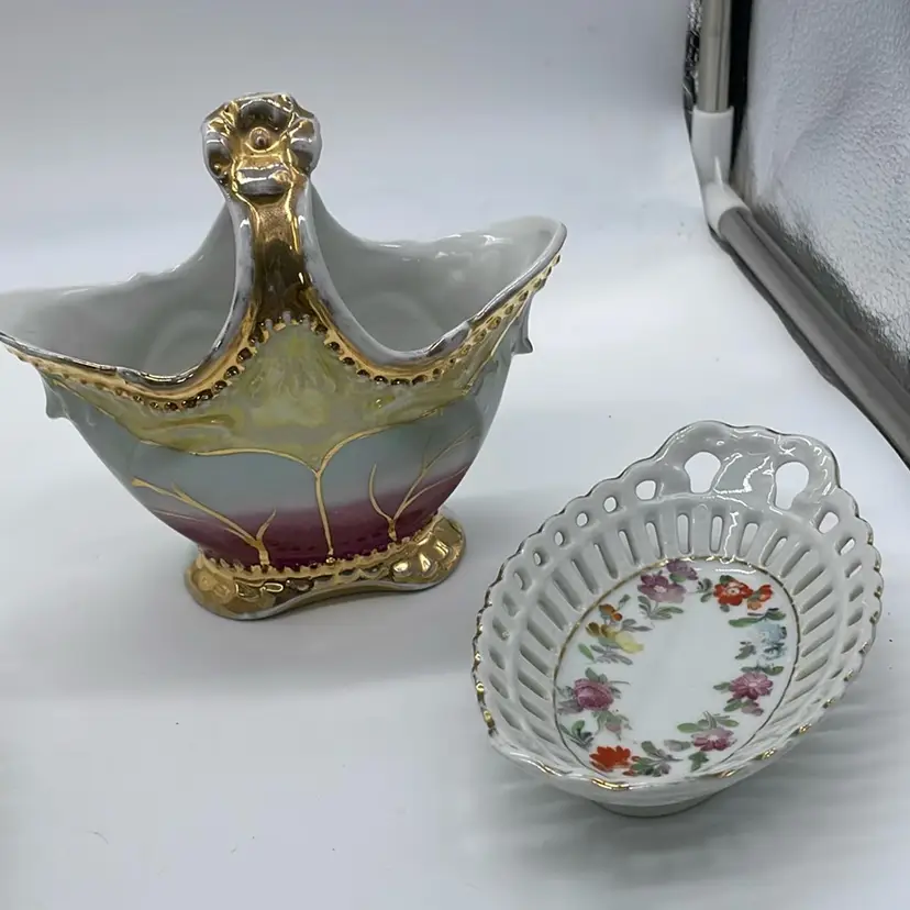 Trinket Basket & Bowl – Both Made In Germany