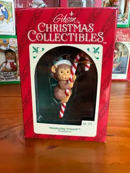 3x Gibson Christmas Collectibles Ornaments