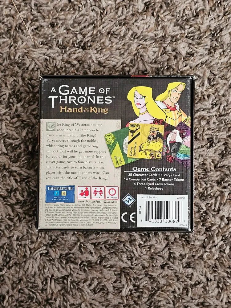 A Game of Thrones Hand of the King