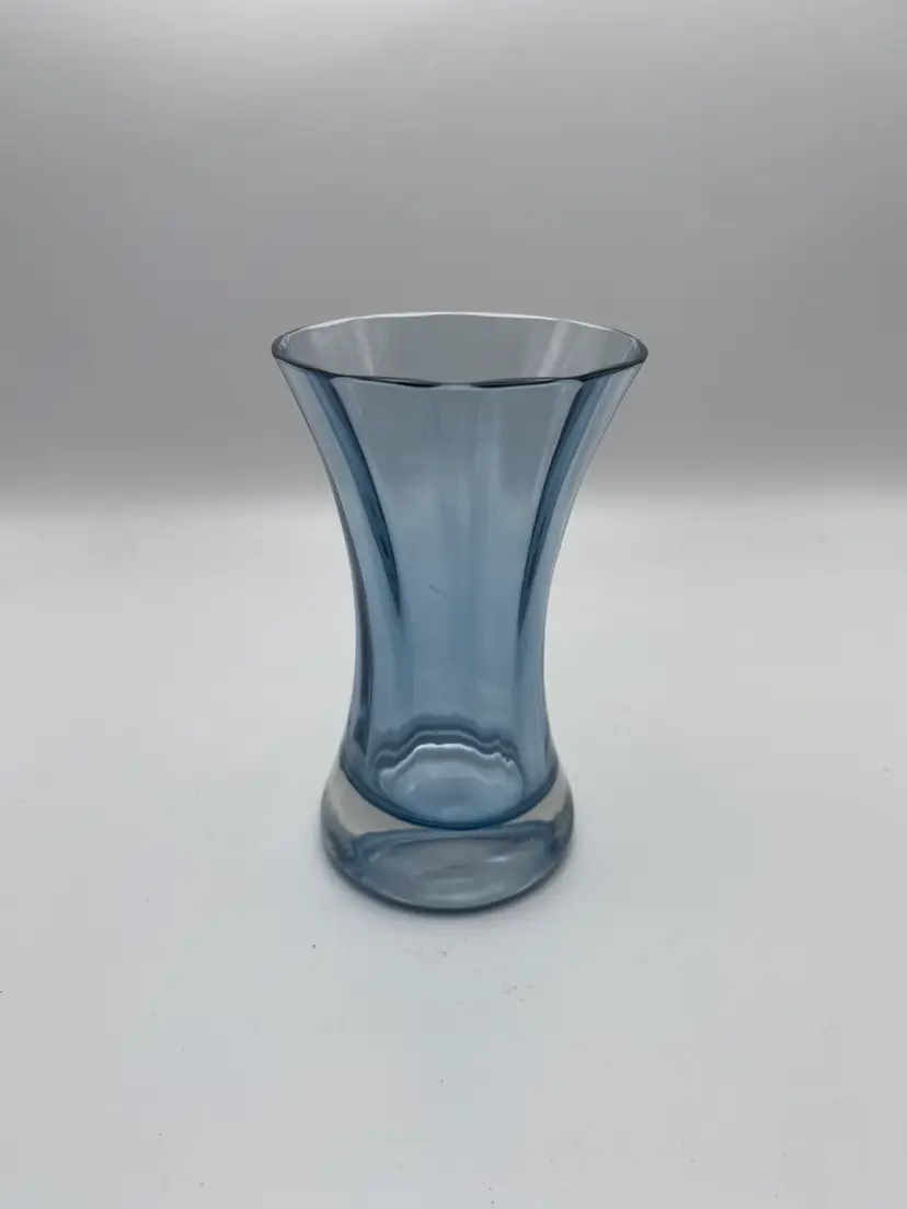 Ink Blue Dartington Crystal Vase